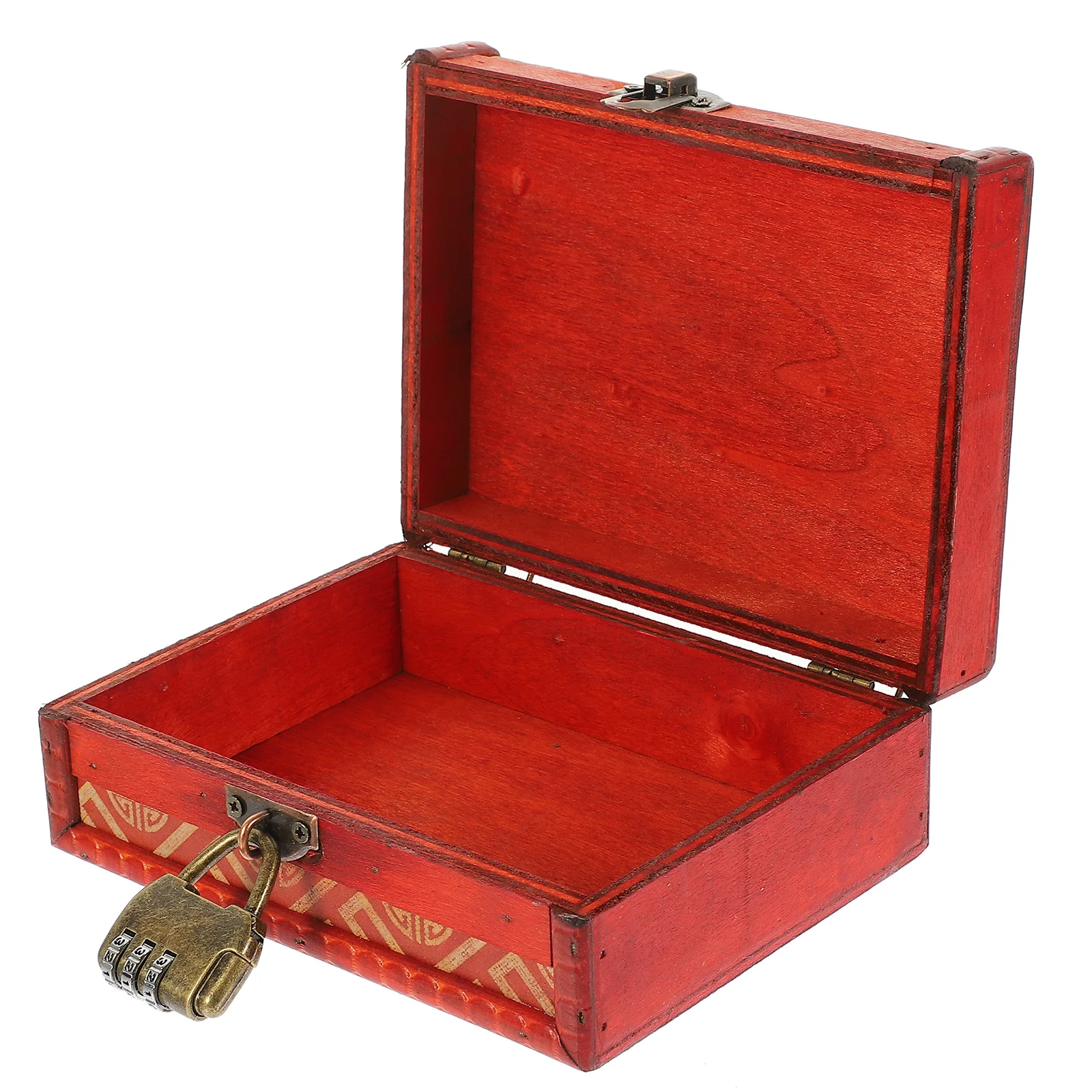 

Jewelry Box Storage Organizer Wooden Vintage Sundries Box For Earrings Rings Pendants Trinkets Small Jewelry Container