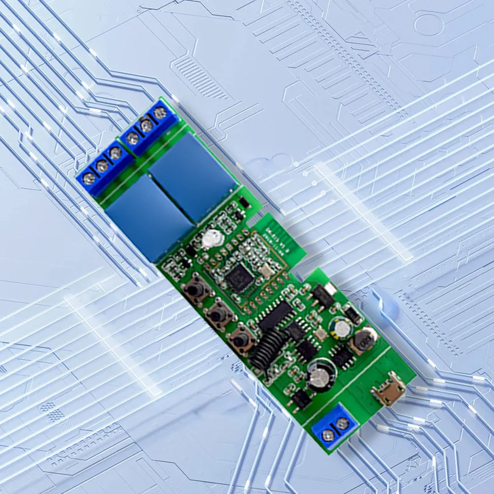 

2CH Wi-Fi/Zigbee Phone APP Пульт дистанционного управления AC/DC 7-32 В Беспроводной пульт дистанционного управления RF 433 МГц DIY Автоматизация умного дома для доступа к двери