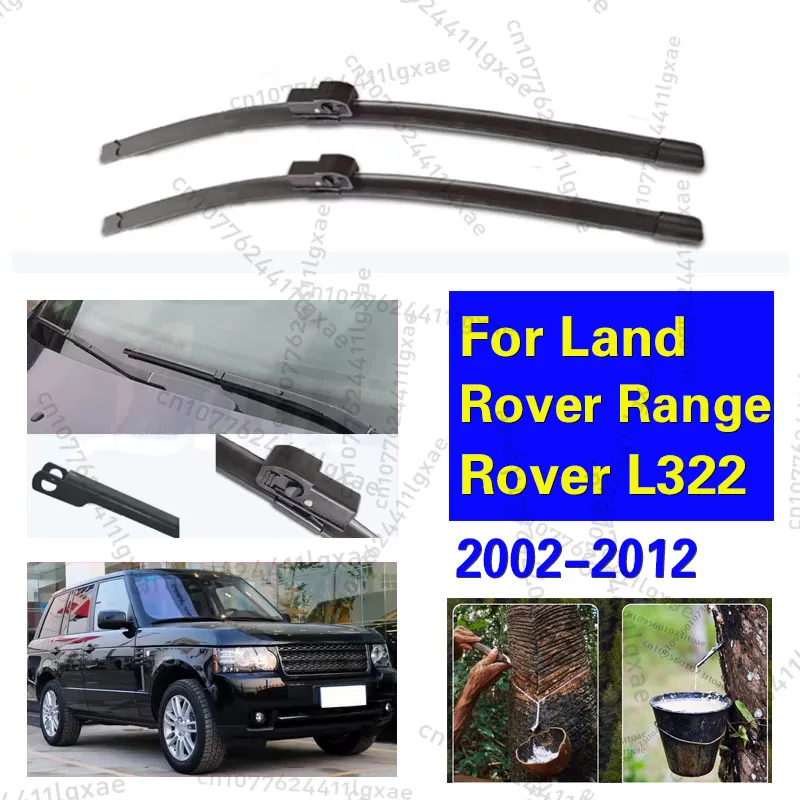 

Wiper Front Wiper Blades For Land Rover Range Rover L322 Vogue HSE 2002 - 2012 Windshield Windscreen Window Brush 26"26"