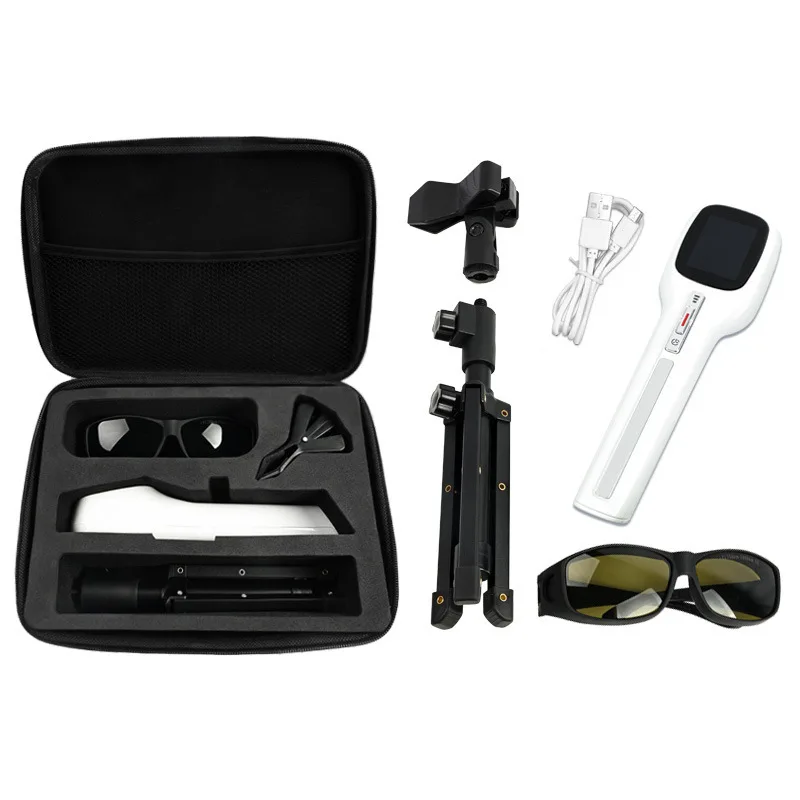 Hot sale in 2025Handheld 808nm red light pet pain physiotherapy instrument LED    physiotherapy light usb rechargeable