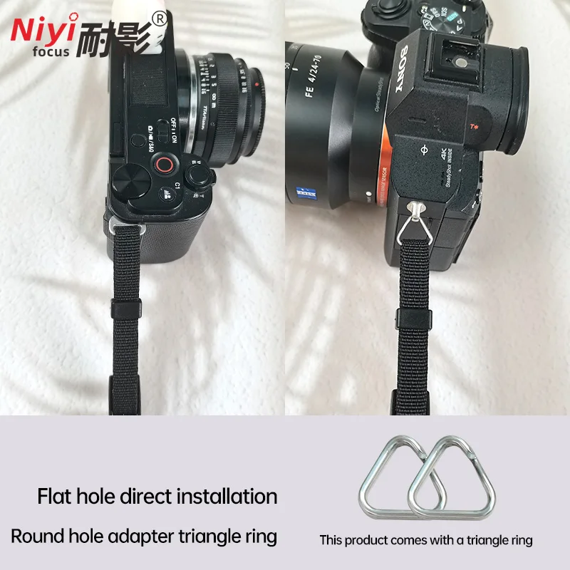 أشرطة الكاميرا حزام الرقبة النايلون الإفراج السريع حزام المعصم كاميرا بدون مرآة لسوني zve10 كانون R52 Fujifilm XT50 نيكون لايكا