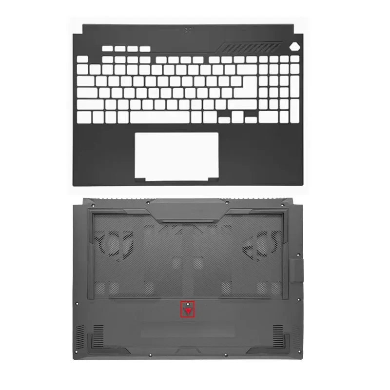 Carcasa Inferior, Reposamanos, Cubierta Superior, Base de Chasis, Repuesto Negro para ASUS TUF Dash F15 FX517 FX517ZC FX517ZE FX517ZM FX517ZR FX517Z