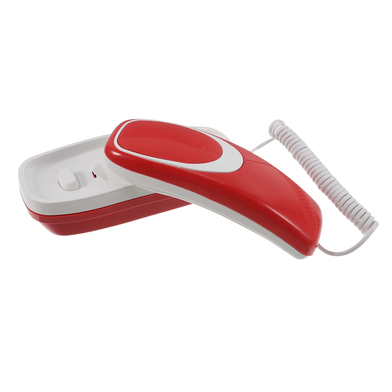 

Retro Landline Telephone Small Child Extension Mobile Toy Red Plastic Toddler