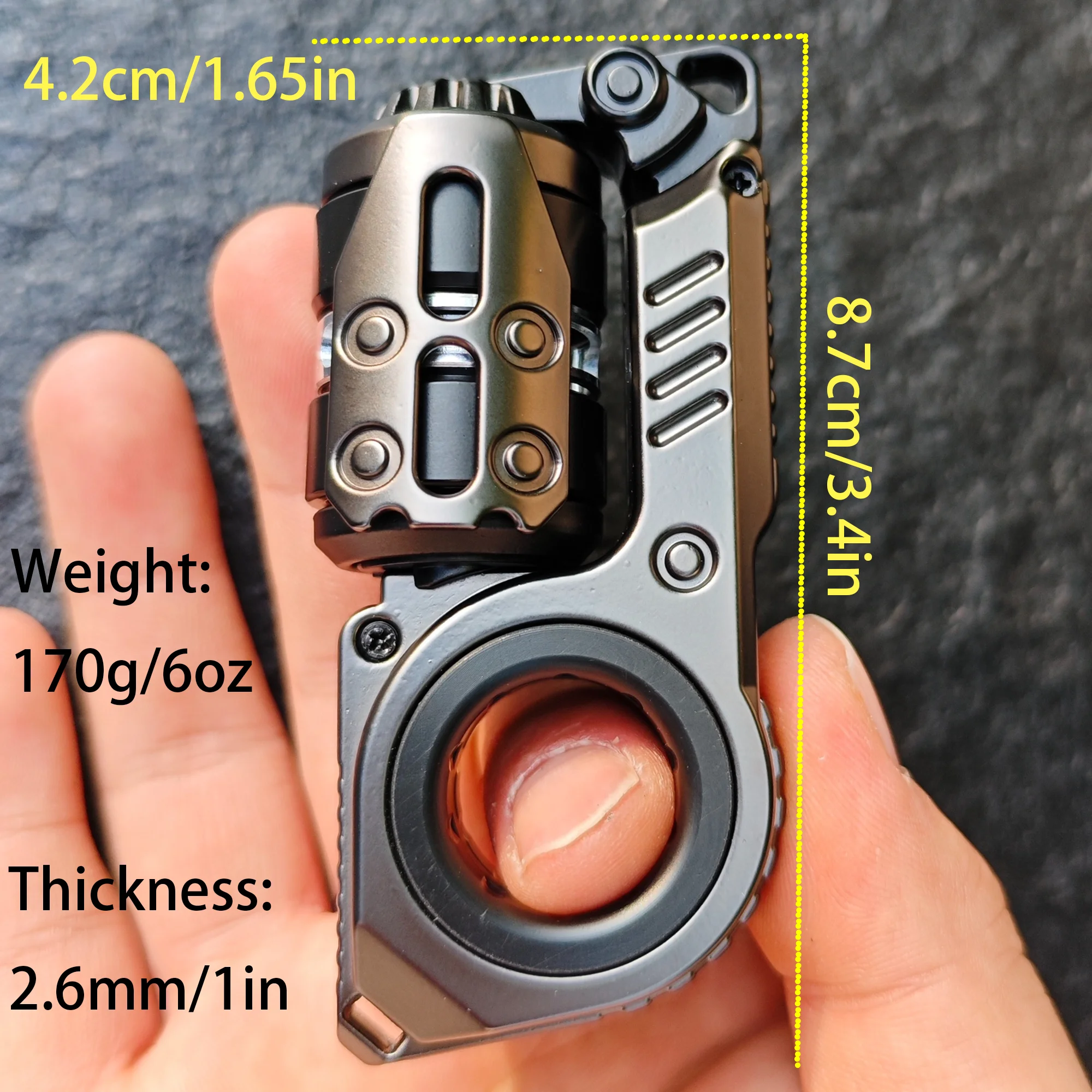 EDC Fidget Sliders Fidget Toys Tuning Fork Fidget Spinner Magnetic Push Egg Mechanical Ratchet Slider Crisp Sound