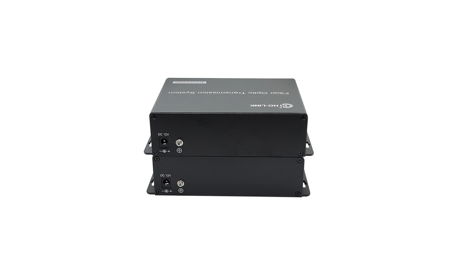4 channels XLR balanced Audio to fiber converter with Phantom power for mic phone