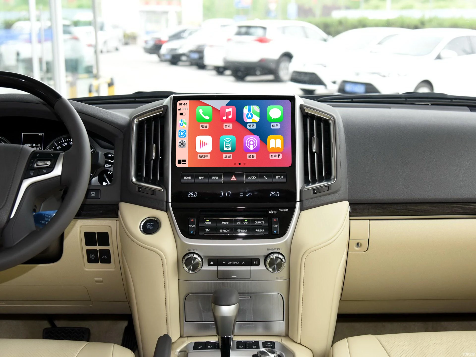 Carplay Car Radio For Toyota Land Cruiser LC200 2016-2021 Android 11 Touch Screen Multimedia Player GPS Navigation DSP 5G WIFI