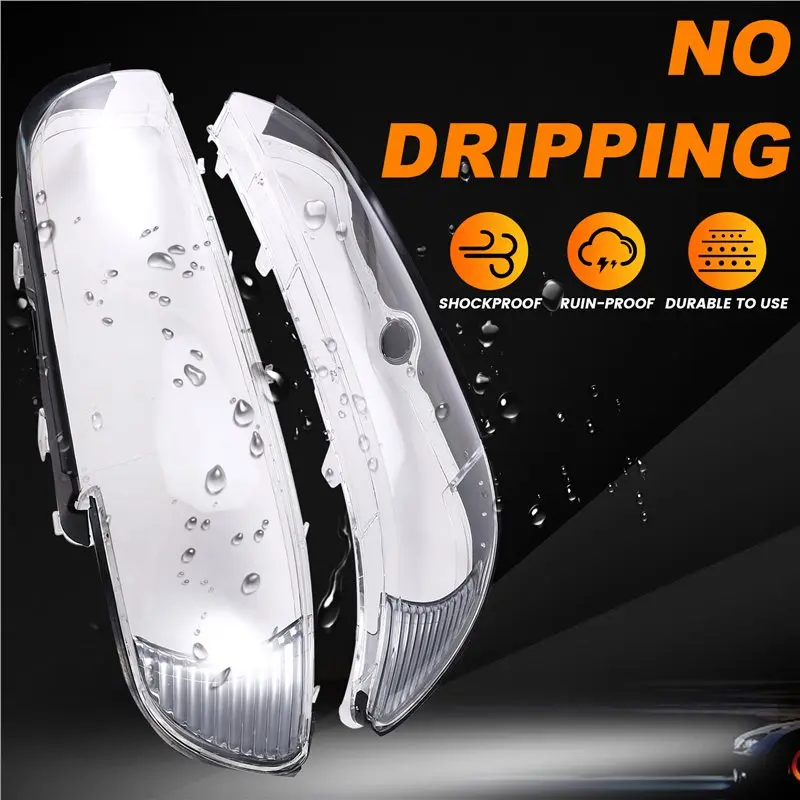 عالية الجودة لسيارات BMW 5 سلسلة E39/520/530 2000-2004 استبدال سيارة العلوي قذيفة كشافات غطاء للعدسات الزجاج