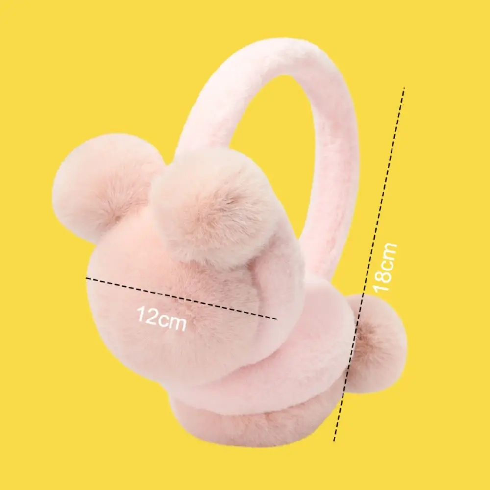 패션 겨울 따뜻한 부드러운 귀마개 귀 보호 방한 플러피 이어플랩 두꺼운 귀마개 여성 남성 야외용
