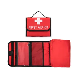 Portable Medicine Bag Multi-layer First Aid Kit Bag Outdoor Travel Rescue Bag Empty Medicine Bag Pocket Container for Gym Car