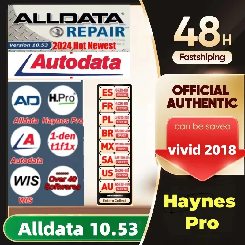 

Newest Alldata Auto repair software 10.53v update to 2014 year with tech support for cars and trucks alldata software free help