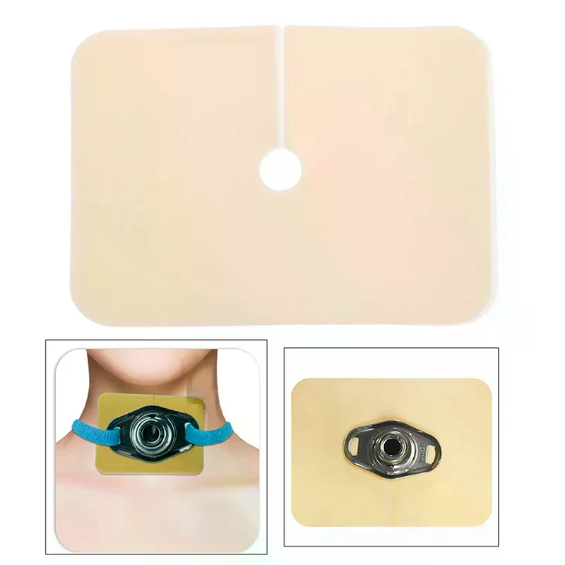 1Pc Medical Comfortable Tracheal  Ultra-soft Fixation Tracheotomy Tube Pad Gauze