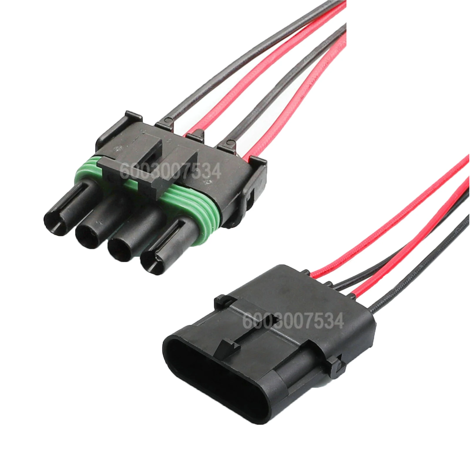 4 Pin Connector Series Waterproof Male Female Connector Cable Plug Motorcycle Electrical Harnesses Wiring Harness 12010974