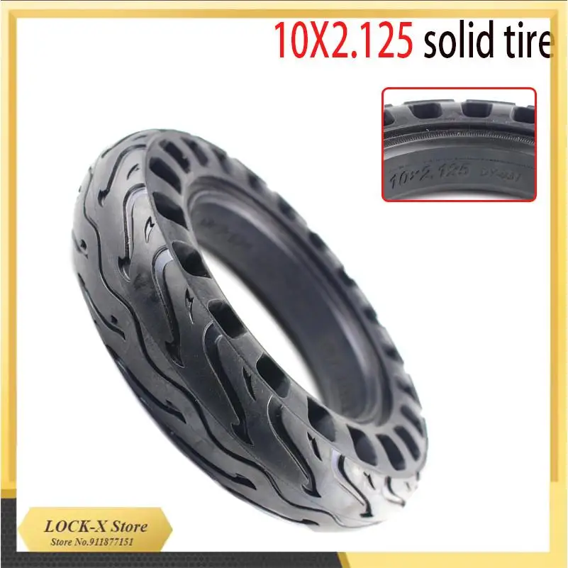 

Электросамокат с цельной шиной 10 дюймов (10x2.125), ненадувная, бескамерная, взрывобезопасная шина.