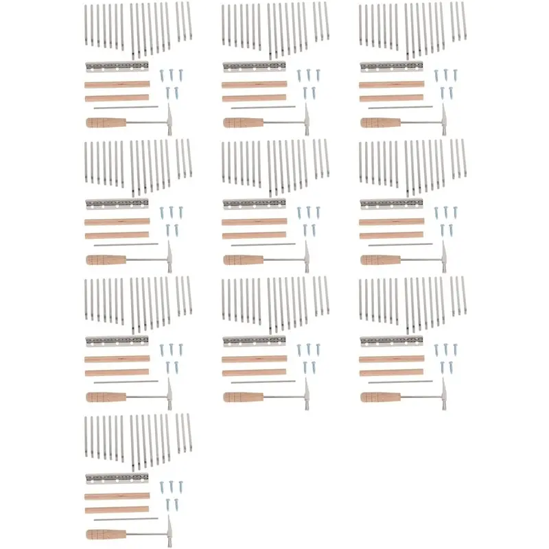 as98-10x-17-touches-kalimba-bricolage-kit-pouce-piano-pieces-de-rechange-avec-cles-pont-reglage-marteau-kit-kalimba-accessoires