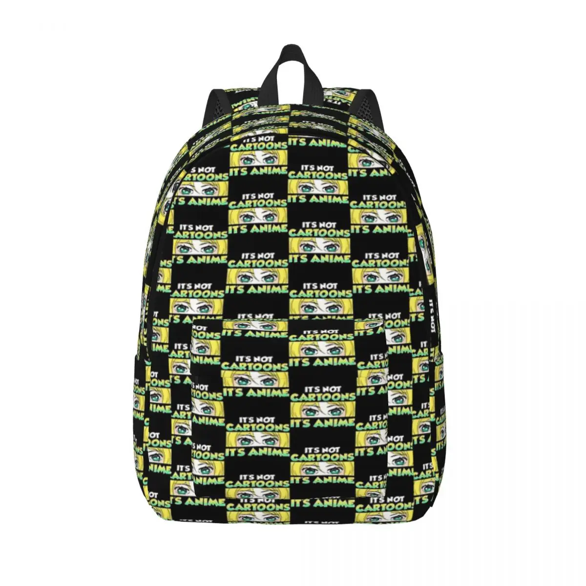 

Милый забавный рюкзак It S Not Cartoons It S Anime, простой и стильный холщовый рюкзак, рюкзаки