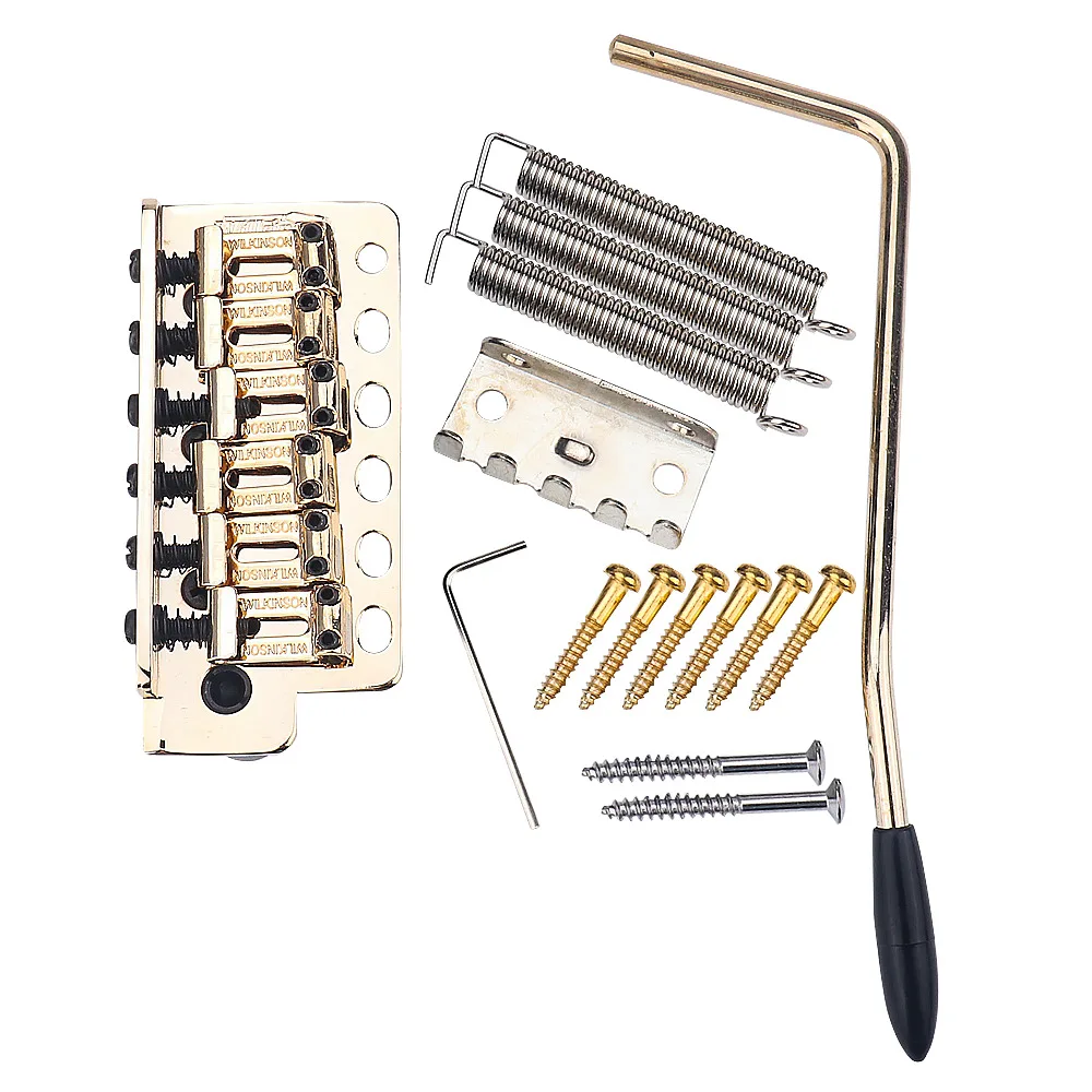 Wilkinson WV6 Tremolo Bridge For Strat Stratocaster Electric Guitar Parts Gold
