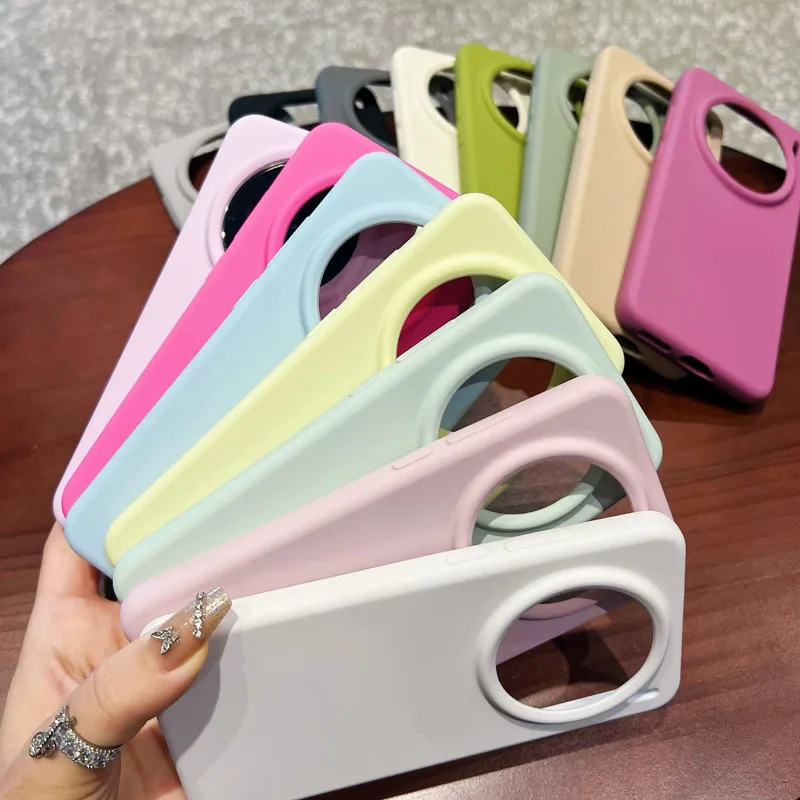 For OnePlus 12 / OnePlus 13 Case Liquid Silicone Skin Smooth Microfiber Fleece Slim Soft Luxury Colorful Shockproof Back Cover