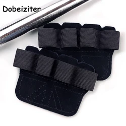 Leather Weight Lifting Training Gloves Palm Protection Men Fitness Sports Gymnastics Grips Pull Ups Weightlifting Workout Women