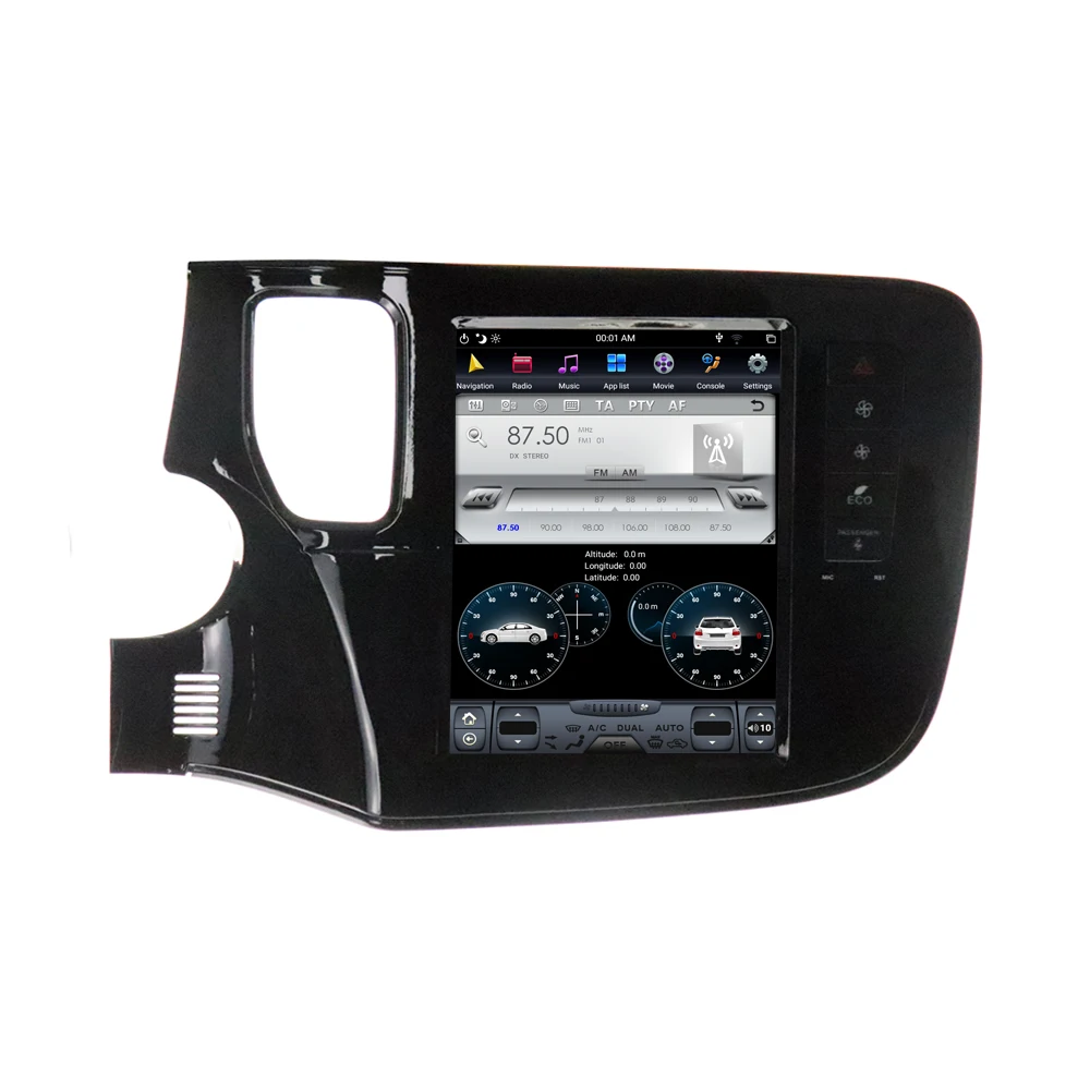 Voor Mitsubishi Outlander 2012-2019 Auto Digitale Cluster Lcd Dashboard Instrumentenpaneel Multifunctionele Autonavigatie