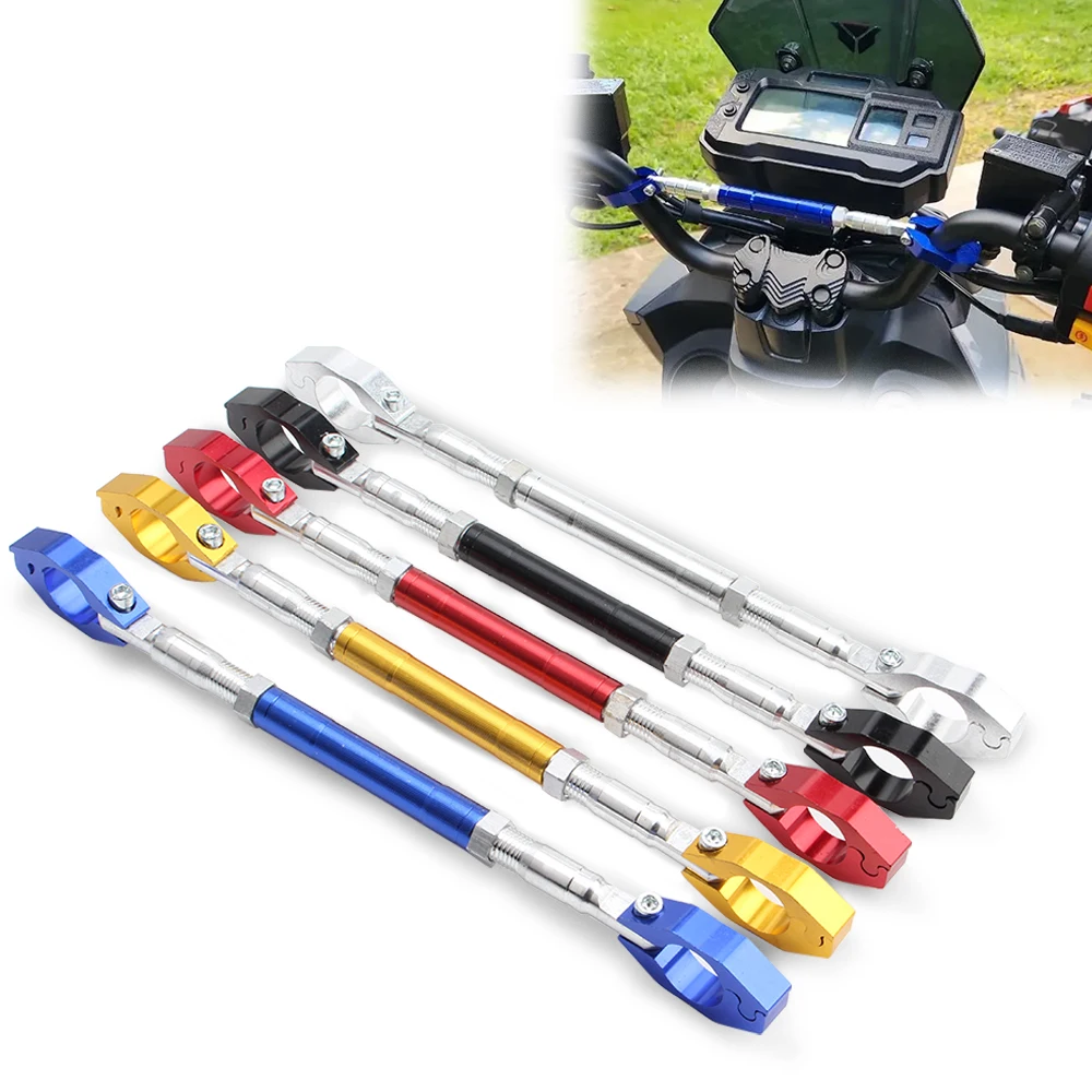 Motorcycle Handlebar Handle Grip Adjustable Crossbar Balance Bracket Regulator Steering Wheel Reinforcing 22mm Replacement image 2