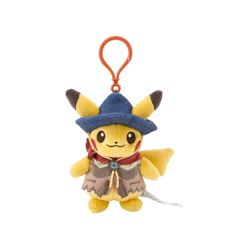 Brinquedos de pelúcia pokémon, série galopando no deserto, periféricos estilo ocidental pikachu presentes de aniversário para crianças