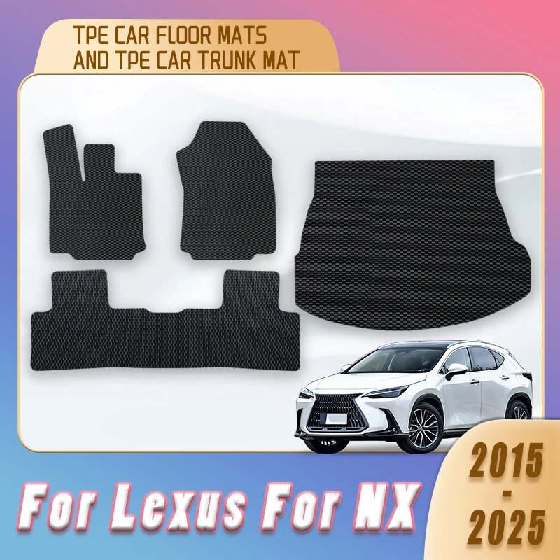 

TPE Car Floor Mats Trunk Carpets For Lexus NX 2015 2016 2017 2018 2019 2020 2021 2022 2023 2024 2025 Interior Accessories Rug