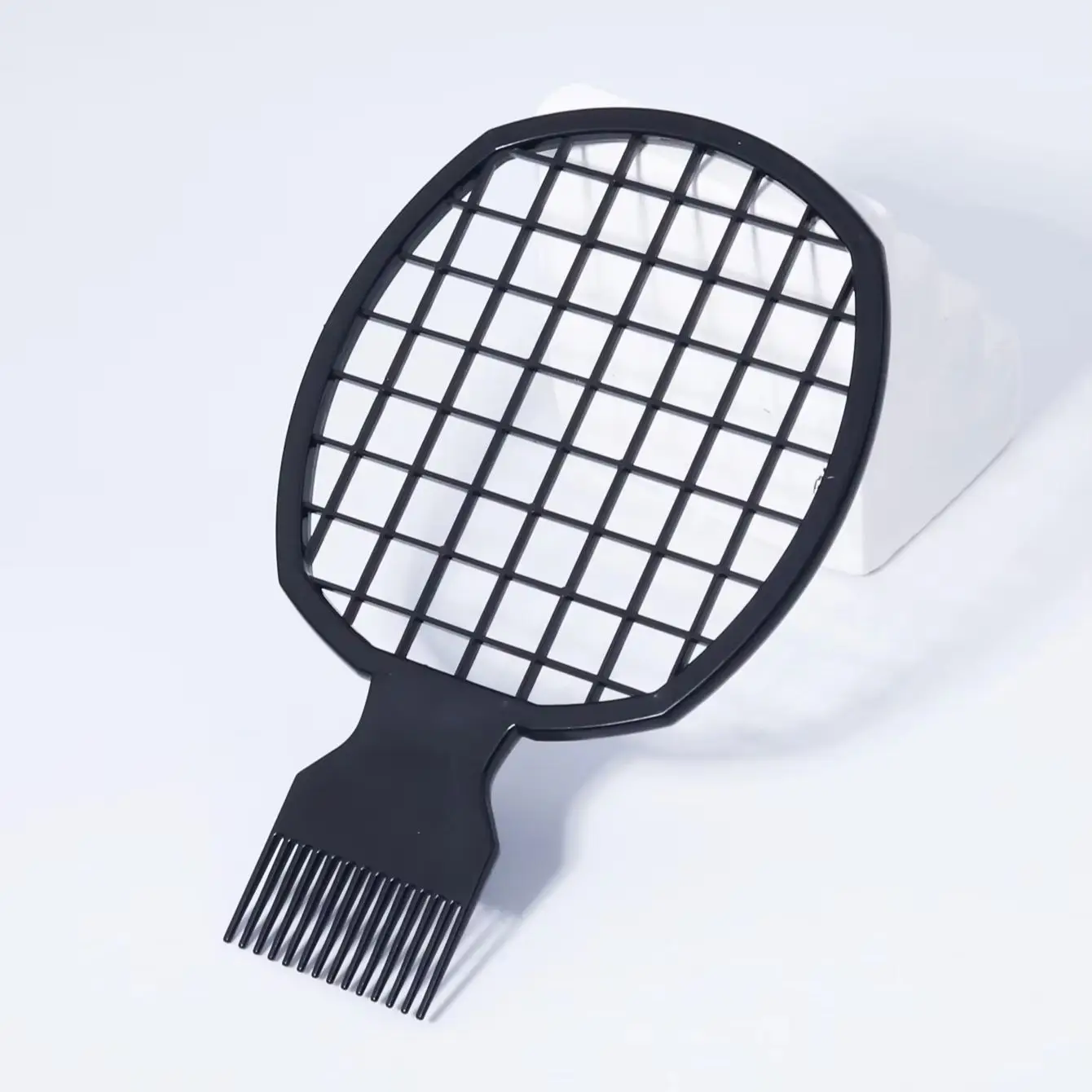 Professional texture curly hair styling comb, grid design with built-in comb teeth hair tools, special for real hair wigs