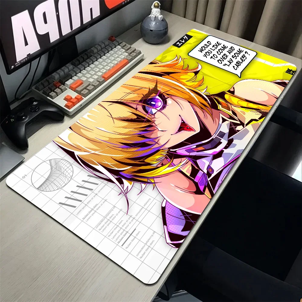 1pc Anime Girl Hentai Elegg Nikke Goddess Of Victory Mouse Mat Desk Mat With Pad Gaming Accessories Prime Gaming XXL