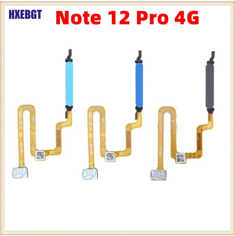 For Xiaomi Redmi Note 12 Pro 4G ‎2209116AG, 2209116AG Fingerprint Sensor Flex Cable Power Button Key Smartphone Parts