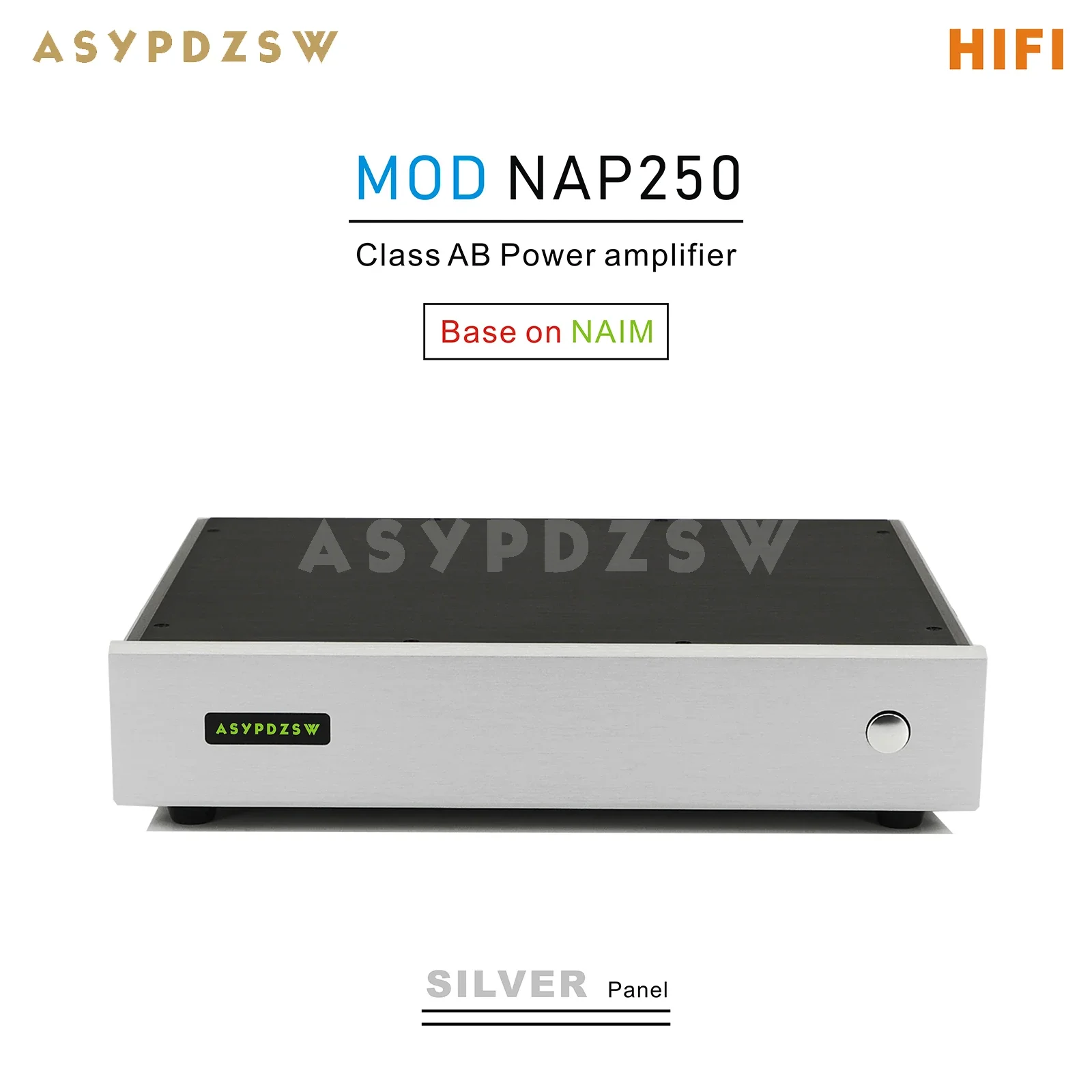 HIFI MOD NAP250 Stereo Class AB Power amplifier 2SC5200 80W+80W Base on NAIM