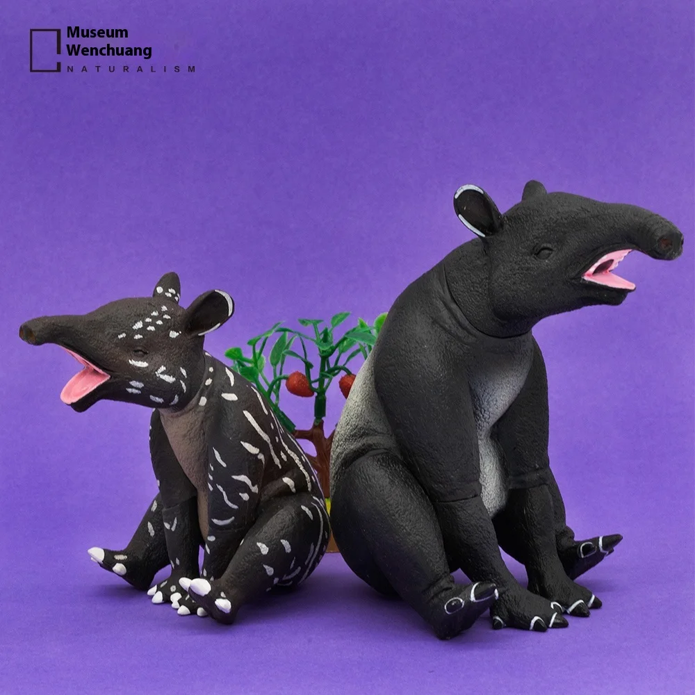 China National Geographic Museum Cultural and Creative Malay Tapir Food Dream Tapir Creative Handmade Model Animal Model Doll