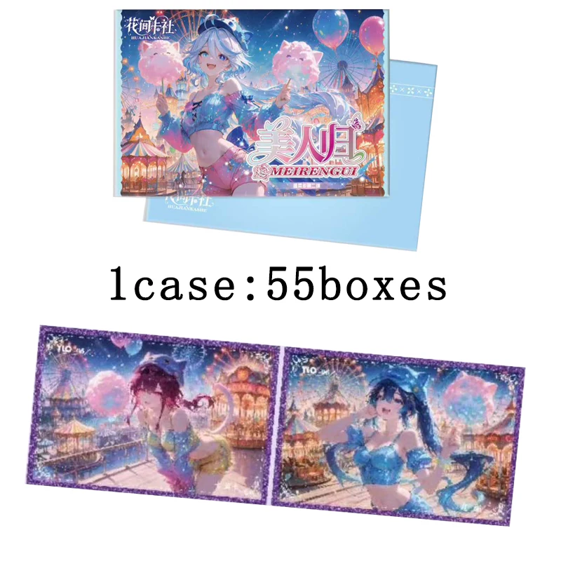 

New Goddess Story Booster Box Cards A5 HuaJianKaShe Multiple Anime Cards Assorted Types Collection TCG Game Gift