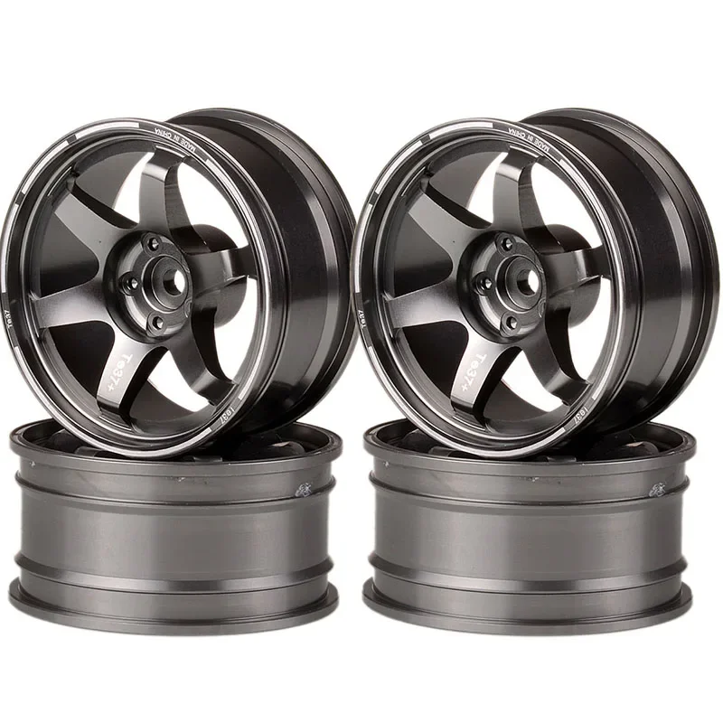 4P Aluminum Wheel Rims Hub For RC 1/10 On-Road Drift HPI HSP TRX-4 TRX4 T4 Tamiya CC01 D90 D110 MST TF2 Kyosho RedCat