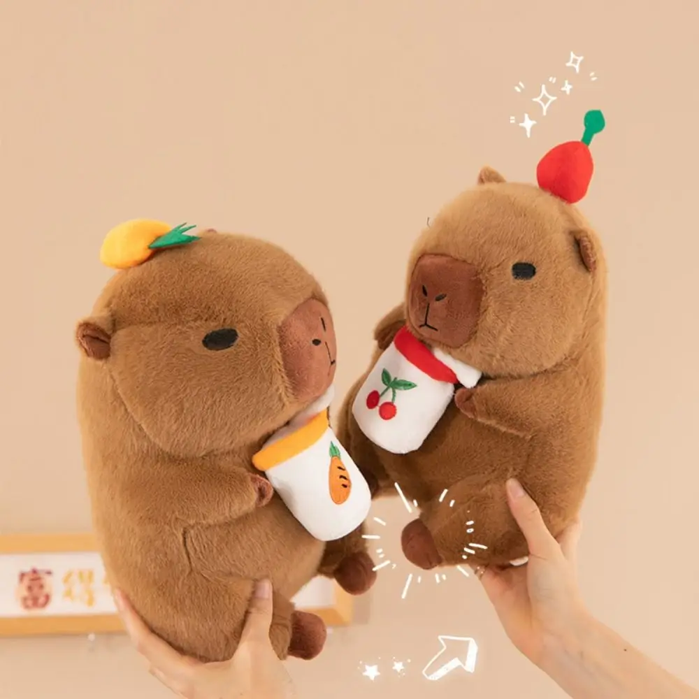 Capybara Capybara Plüschtier Stoffpuppe Süße Puppe Capybara Anime Flauschiges Spielzeug Weiche 35cm Capybara Plüschpuppe Home Decor