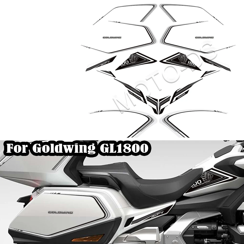 

Мотоциклетный ветровой дефлектор, багажник, седло, наклейки, защитный комплект для Honda Goldwing Gold wing GL1800 F6B 2022 2023 2024