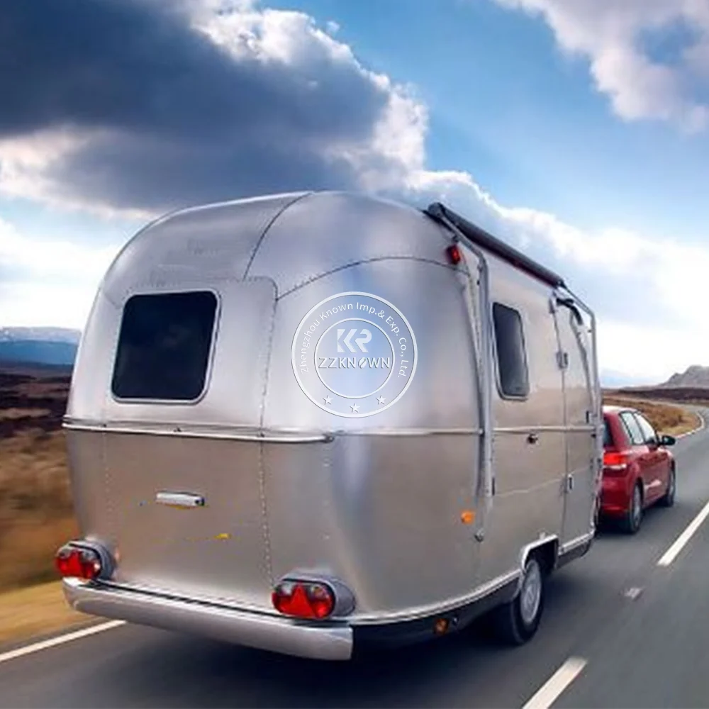 تخصيص الفولاذ المقاوم للصدأ أستراليا القياسية Airstream Rvs مقطورة معدات التخييم قافلة مقطورة السفر