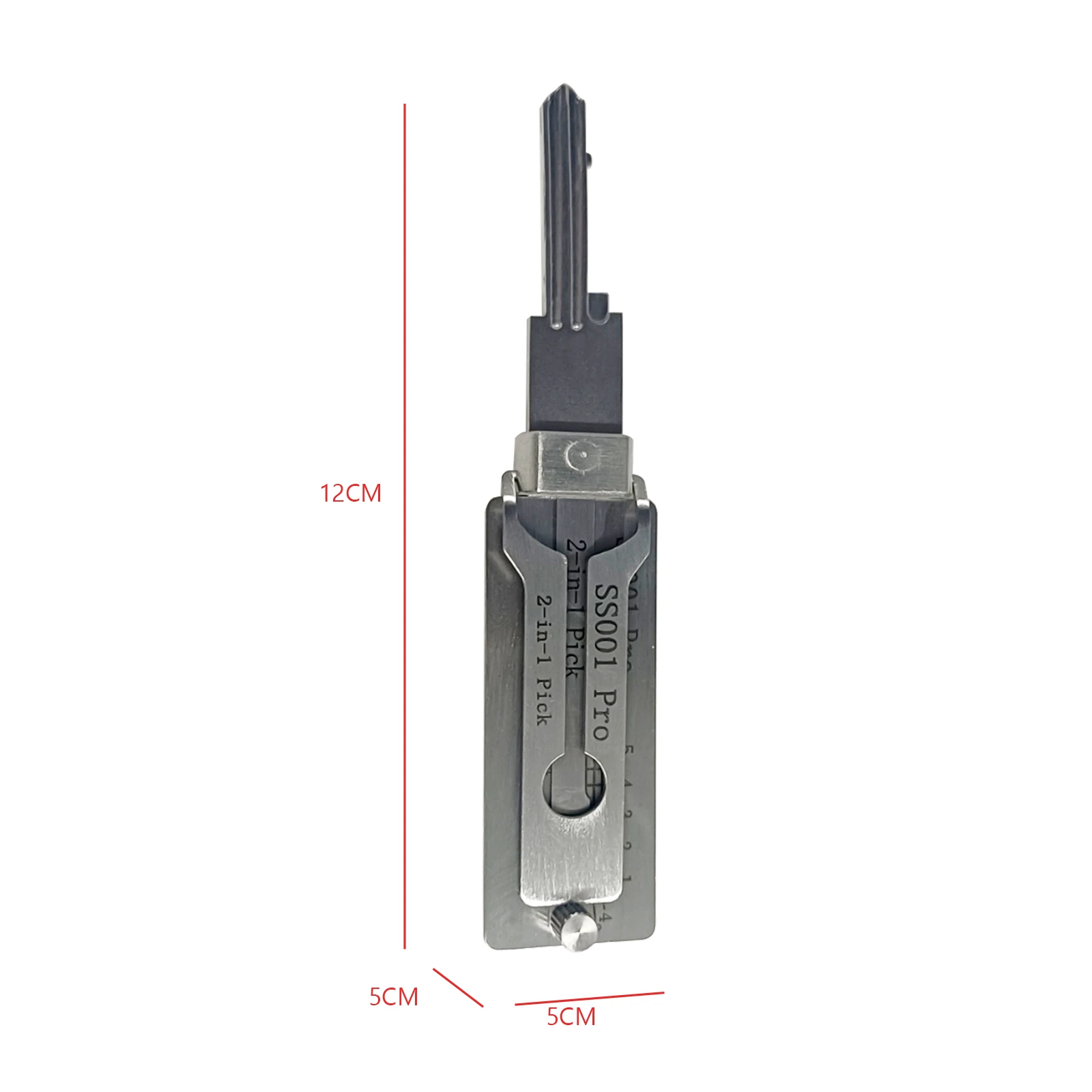 Stainless Steel Precision Tool SS001 Pro O-ring Pickup Kit Hook Tool Maintenance Repair Kit Key Decoder Only for Straight Groove