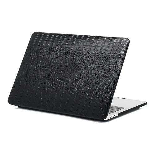 Funda de cocodrilo para Macbook, funda de cuero para Macbook Air 13 15 pulgadas Pro 13 14 16 pulgadas M1 M2 M3 M4