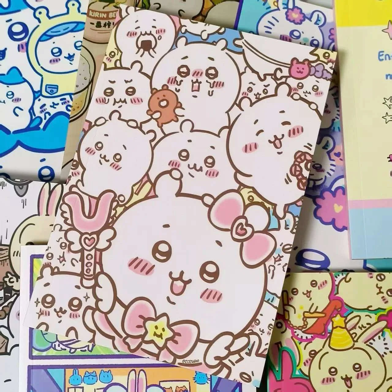 Chiikawa Periphery Good-looking Usagi Thickened A5 Soft Shell Full Color Painted Student Notebook Cute Printed Ledger Notebook - view 3