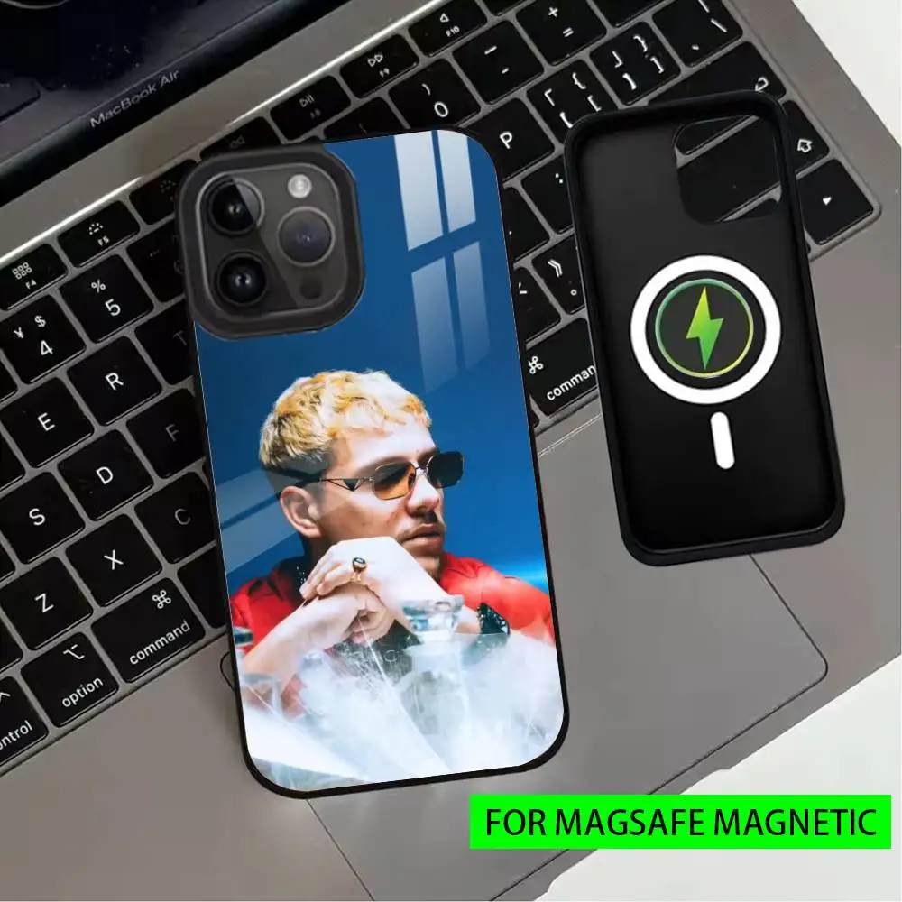 حافظة هاتف PLK French Rapper M-Mathieu لهاتف iPhone17,16,15,14,13,12,11 Plus، Pro Magnetic للشحن اللاسلكي Magsafe #3
