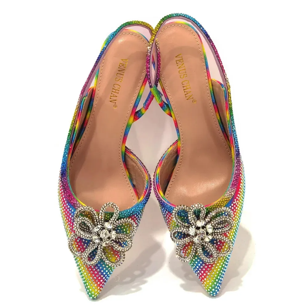 Neue spitze Damenschuhe und Sandalen, luxuriöse Designer-Sandalen mit hohen Absätzen für Hochzeiten, nigerianische Damenschuhe für Partys – Detail 3