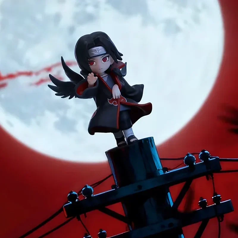 POP MART ナルト-疾風伝 暁の章シリーズ ブラインドボックス - かわいいアニメフィギュア装飾品ギフトオリジナルおもちゃ人形コレクタブル