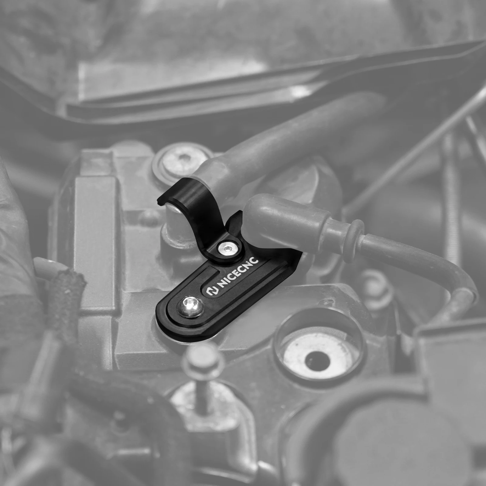 NICECNC YFZ450R Zündkerzenhalterung für Yamaha YFZ450SE YFZ450X 2009-2025 Zubehör ATV Halterung Aluminium – Detail 17
