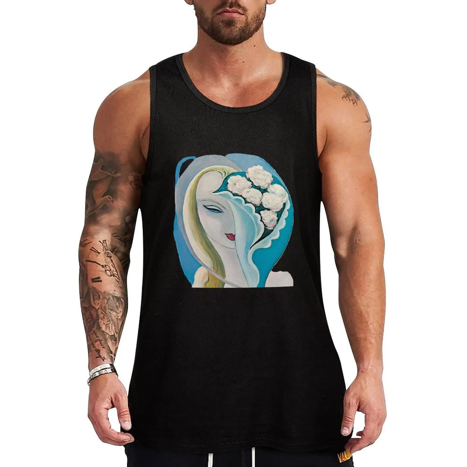 Camiseta sin mangas Laya Derek and the Dominos, camiseta informal sin mangas, holgada y relajada