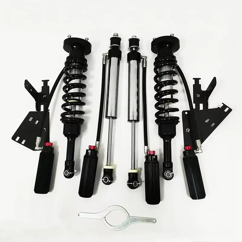 High Performance 4x4 Toyota LC200 Air Suspension Kit Shock Absorbers with Remote Reservoir Shocks for Toyota Land Cruiser 200