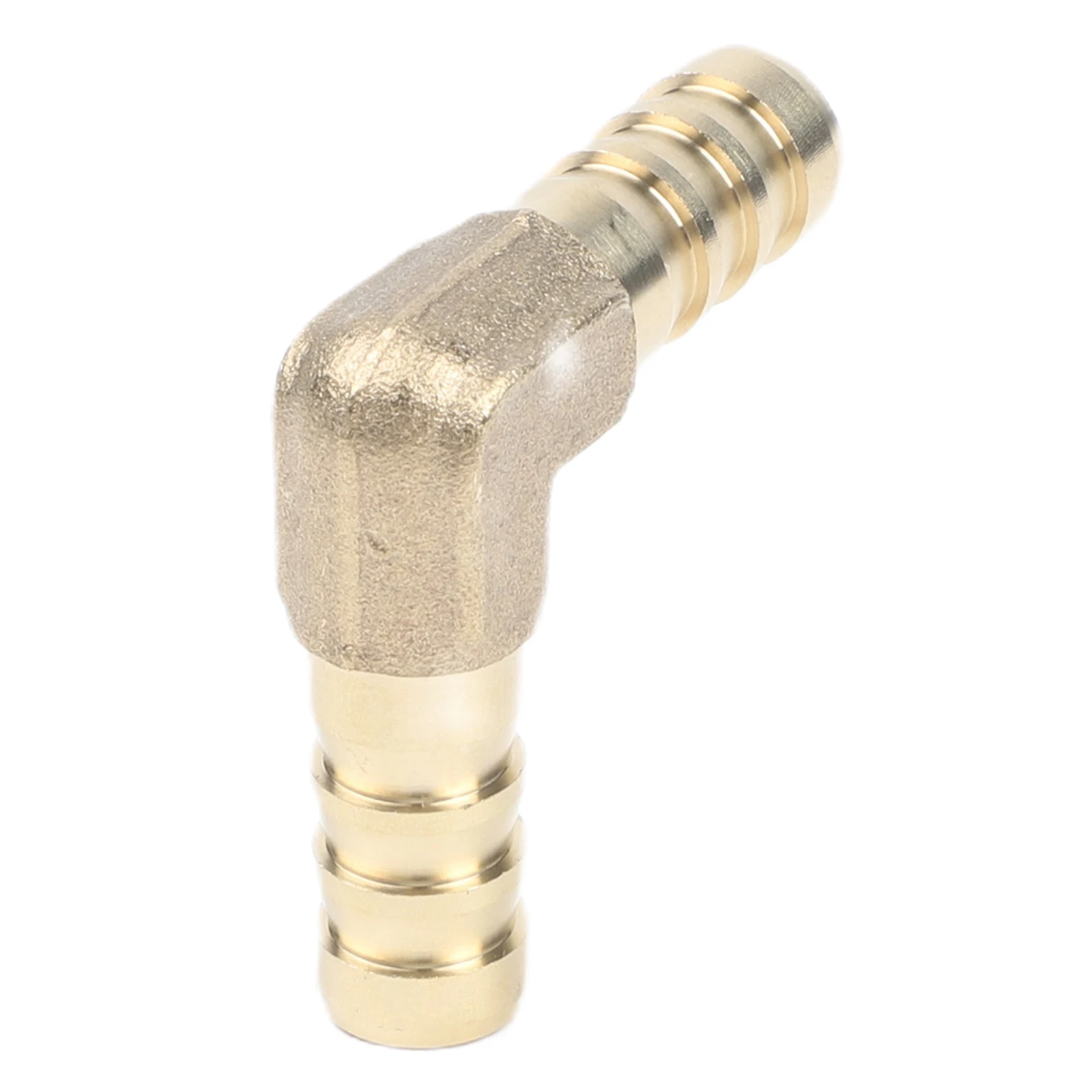 6 Pcs Brass 90 Degree Elbow Hose Fitting 10mm Barb Connector For Water Air Gas Oil Line Tube Pipe Plumbing Hardware