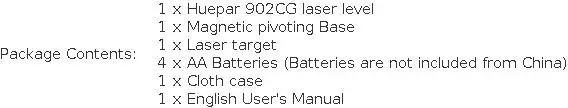 Huepar 8 Lines Laser Level 360° Cross Line Self-leveling Horizontal & Vertical Line Laser Tool With Laser Receiver and Tripod