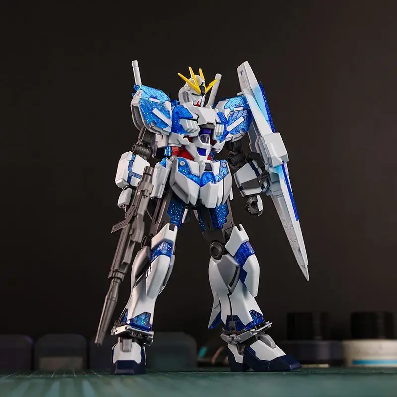 مجموعة نماذج عنقودية B Star باللون الأزرق بمقياس 1/144 مع شكل صحوة ونموذج شارات مائية لهواة الجمعين والهواة