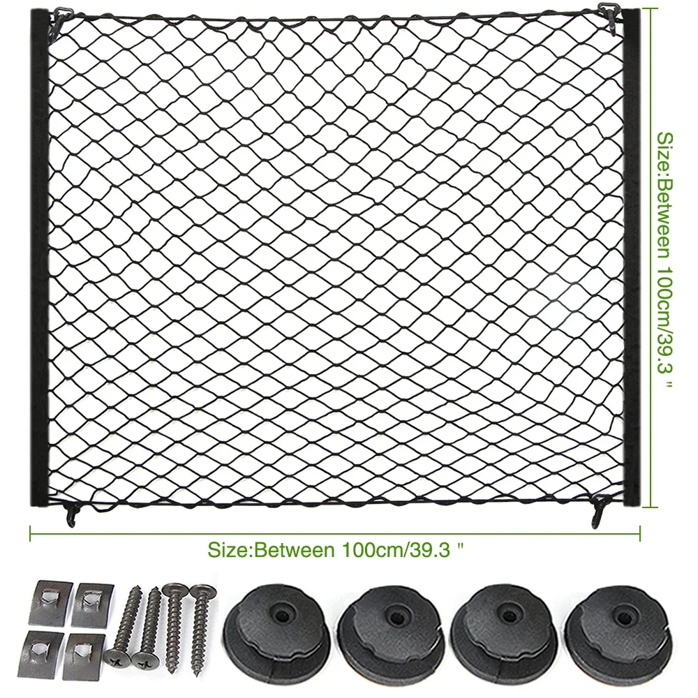 Nylon Car Rear Cargo Net Trunk Storage Organizer Net per Audi A1 A2 A3 A4 A5 A6 A7 A8 Q2 Q3 Q5 Q7 S3 S4 S5 S6 S7 S8 TT TTS