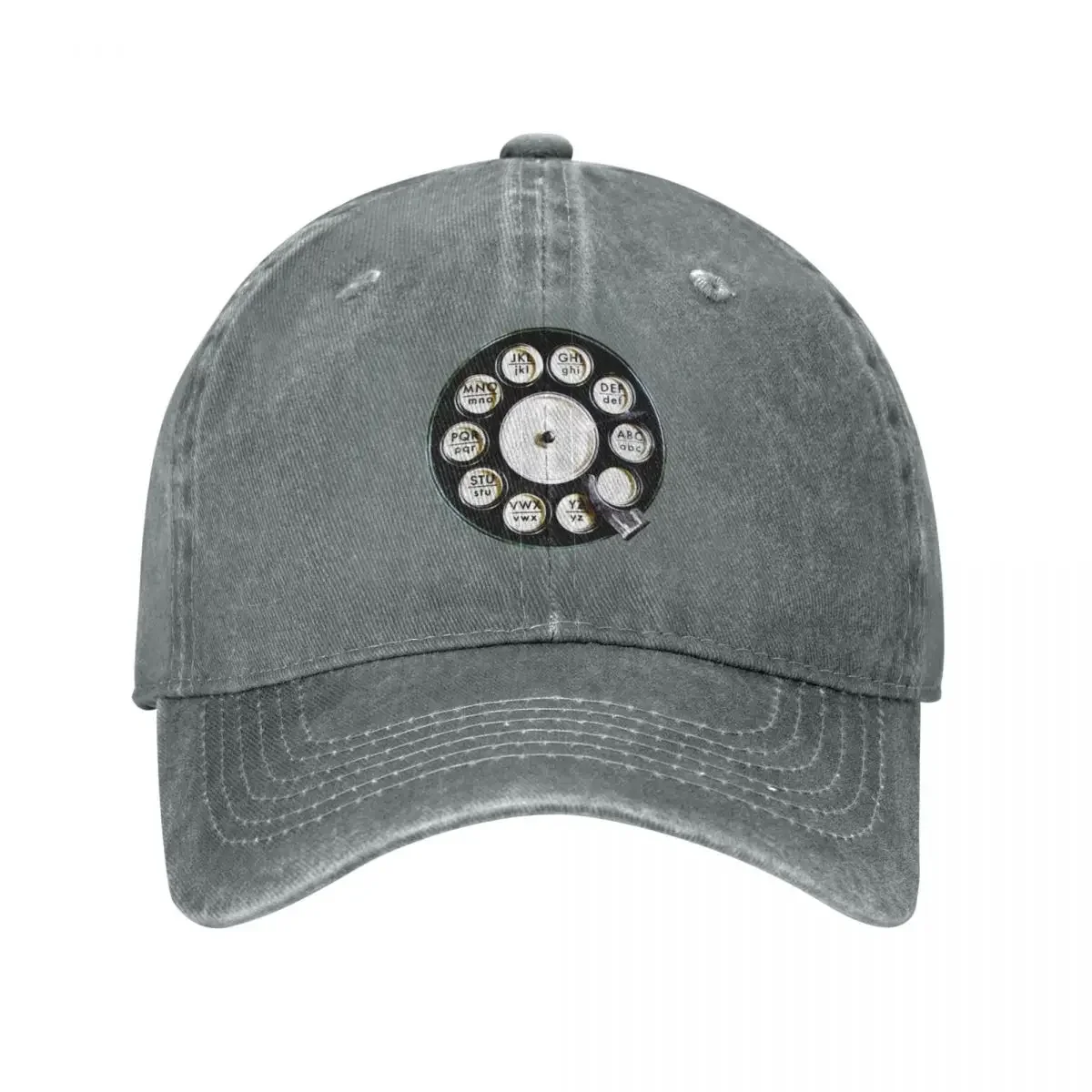 Vintage Rotary Dial Phone, Retro Phone Cap Cowboy Hat baseball Fashion beach hat men's Women's